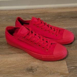Mens Red Mono Converse